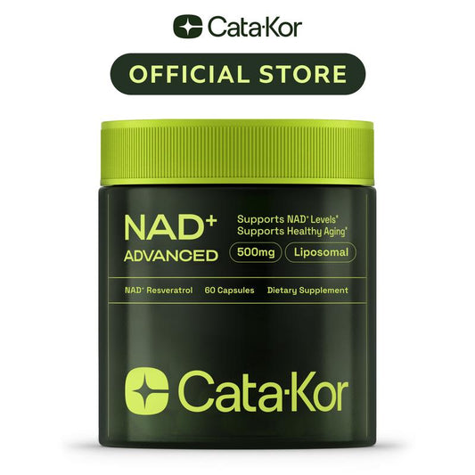 Cata-Kor NAD Advanced 500mg - NAD + Supplement for Skin Aging Support, Energy, and Focus - 60 Count - reviously known as Reus Research NR 900