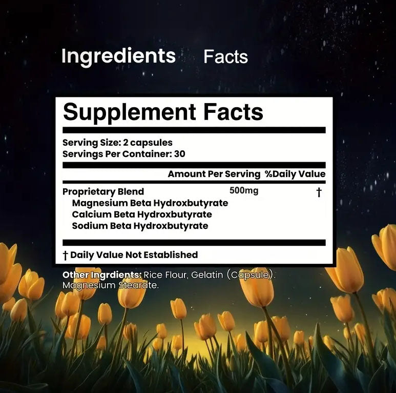 Lipozem - 100% Natural Advanced BHB Formula - 60 Capsules - 2 Capsules per Day - Healthcare Supplement - Gluten-Free Sugar-Free Vegan Non-GMO