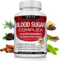 Pure Premium Blood Sugar Complex Supplement - Supports Healthy Blood Sugar Levels Already Within Normal Range Natural with Cinnamon, Bitter Melon, Chromium, Mulberry, Alpha Lipoic Acid, Non-GMO, 60 Capsules Multi-Vitamin