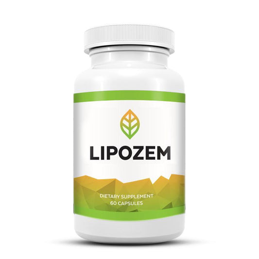 Lipozem - 100% Natural Advanced BHB Formula - 60 Capsules - 2 Capsules per Day - Healthcare Supplement - Gluten-Free Sugar-Free Vegan Non-GMO